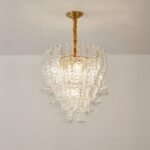 Italian Murano Felci Clear Glass Chandeliers - Image 11