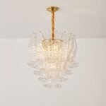 Italian Murano Felci Clear Glass Chandeliers - Image 12
