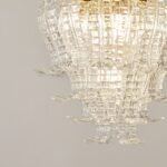 Italian Murano Felci Clear Glass Chandeliers - Image 20