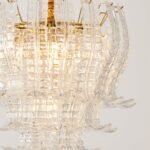 Italian Murano Felci Clear Glass Chandeliers - Image 19