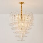 Italian Murano Felci Clear Glass Chandeliers - Image 15