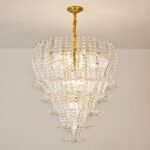 Italian Murano Felci Clear Glass Chandeliers - Image 17
