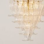 Italian Murano Felci Clear Glass Chandeliers - Image 18