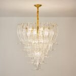Italian Murano Felci Clear Glass Chandeliers - Image 13