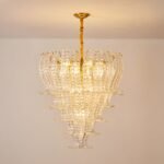 Italian Murano Felci Clear Glass Chandeliers - Image 14