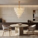 Italian Murano Felci Clear Glass Chandeliers - Image 2