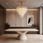 Italian Murano Felci Clear Glass Chandeliers - Image 6
