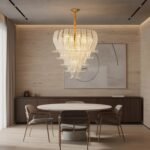 Italian Murano Felci Clear Glass Chandeliers - Image 3