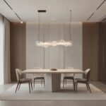 Murano Style Floral Crystal Linear Pendant Light - Image 9