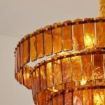 Amber-Murano-Glass-Cascade-Tiered-Chandelier - Image 23