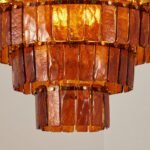 Amber-Murano-Glass-Cascade-Tiered-Chandelier - Image 24