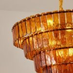 Amber-Murano-Glass-Cascade-Tiered-Chandelier - Image 26