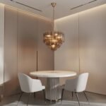 Modern Round Glass Tube Chandelier - Image 3